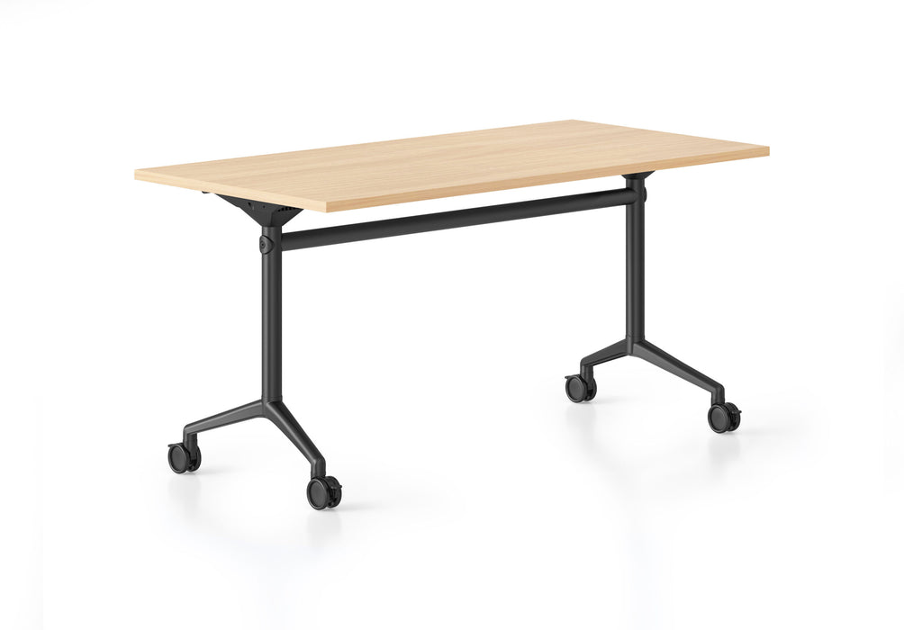Typhoon Flip Top Table - 2100mm W x 750mm D - Natural Oak