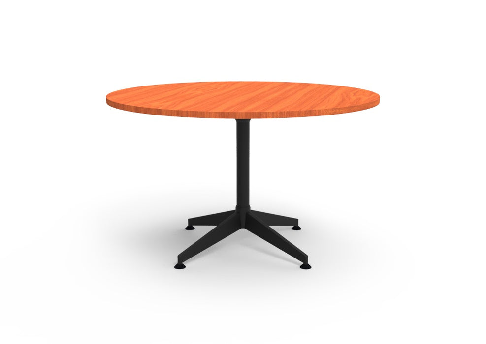 Typhoon 4 Star Round Meeting Table - 1200mm Dia - Cherry
