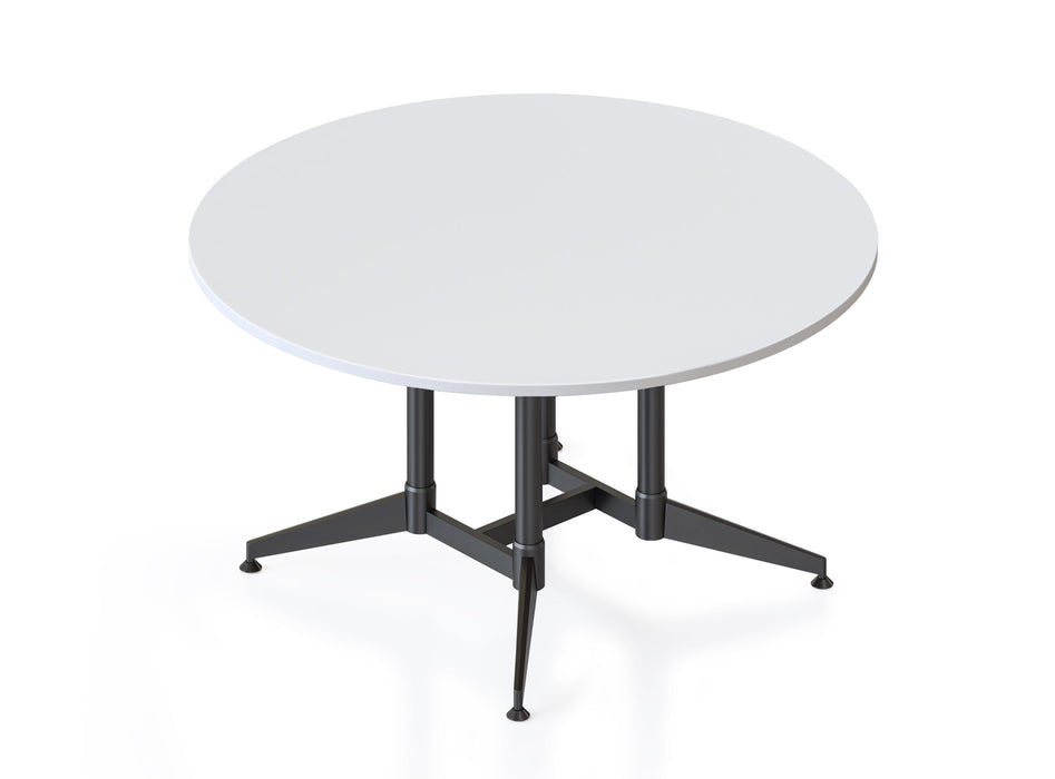 Typhoon Round Meeting Table - 1500mm Dia - Natural White