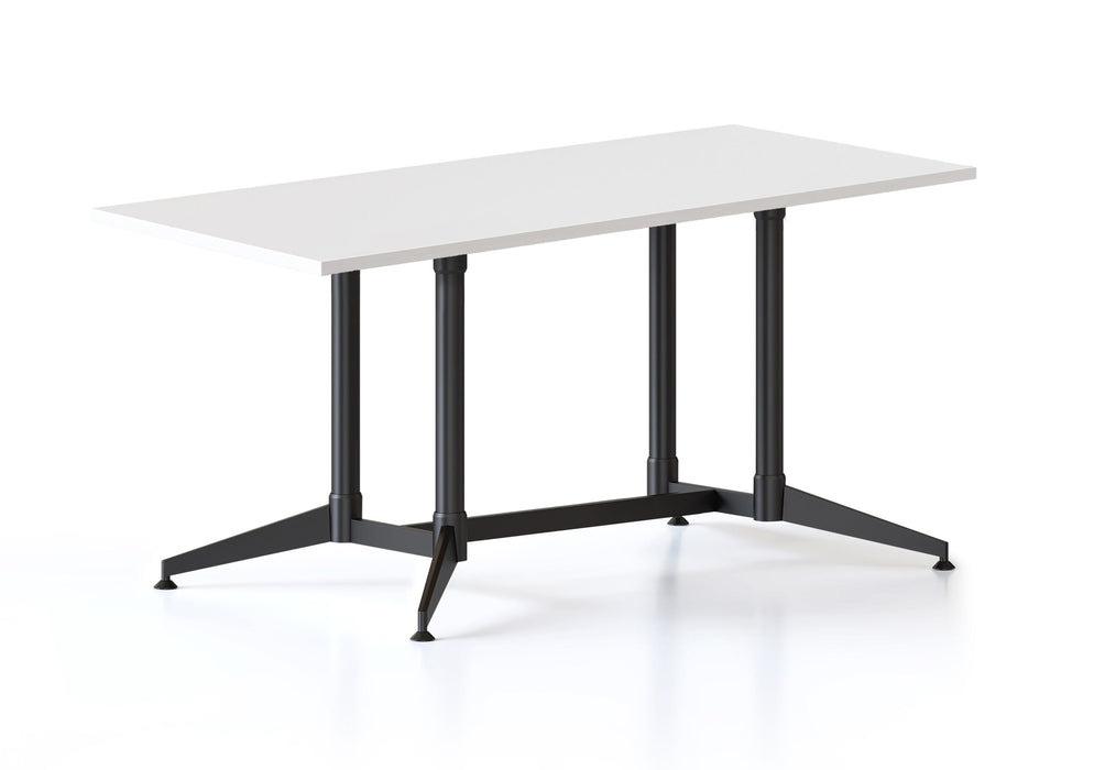 Typhoon Meeting Table - 1500mm W x 750mm D - Natural White