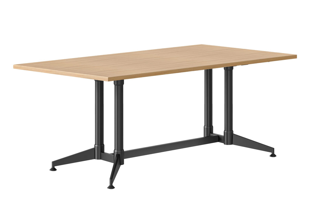 Typhoon Meeting Table - 1800mm W x 750mm D - Natural Oak