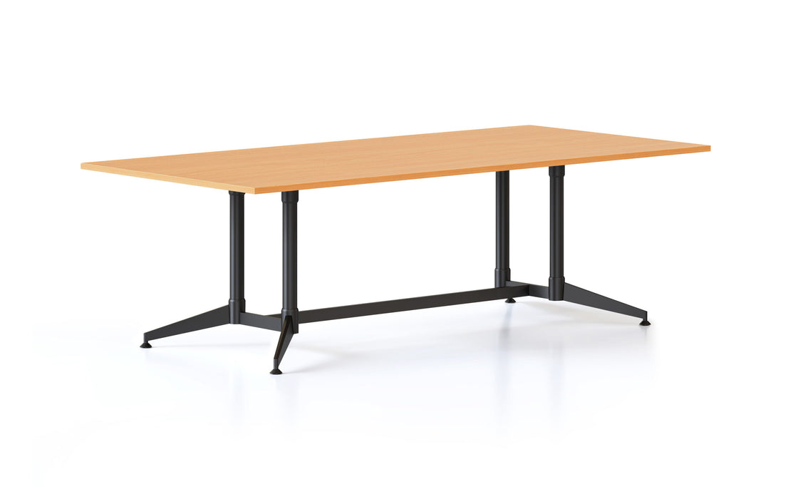 Typhoon Boardroom Table - 2400mm W x 1200mm D - Beech