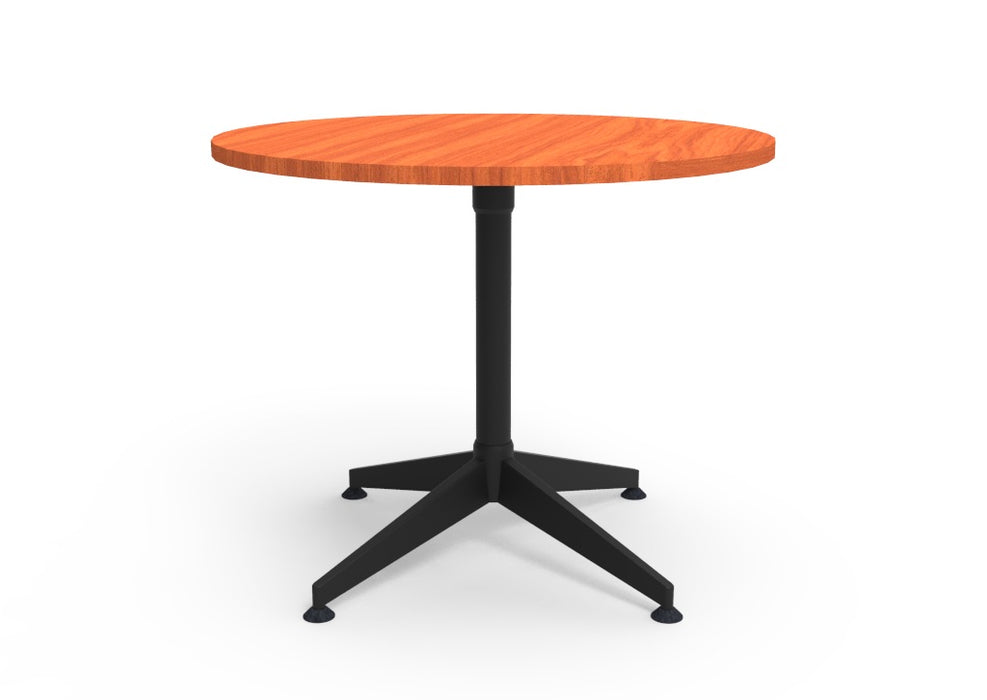 Typhoon 4 Star Round Meeting Table - 900mm Dia - Cherry