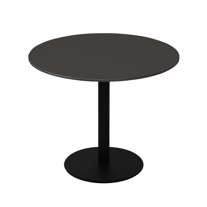 Estilo Round Table - 1200mm Dia - Black - Black P/C