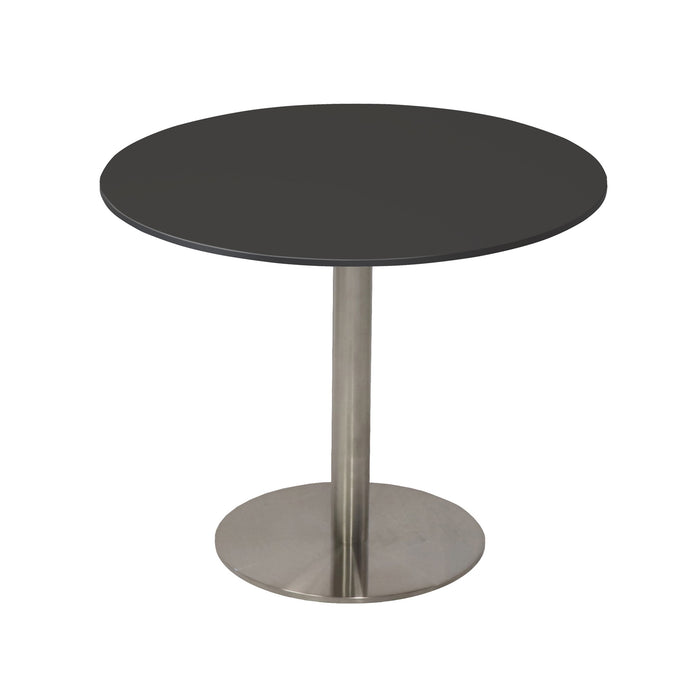 Estilo Round Table - 1200mm Dia - Black - Stainless Steel