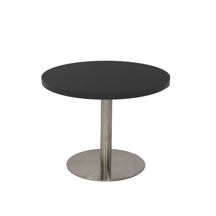 Estilo Round Coffee Table - Black - Stainless Steel