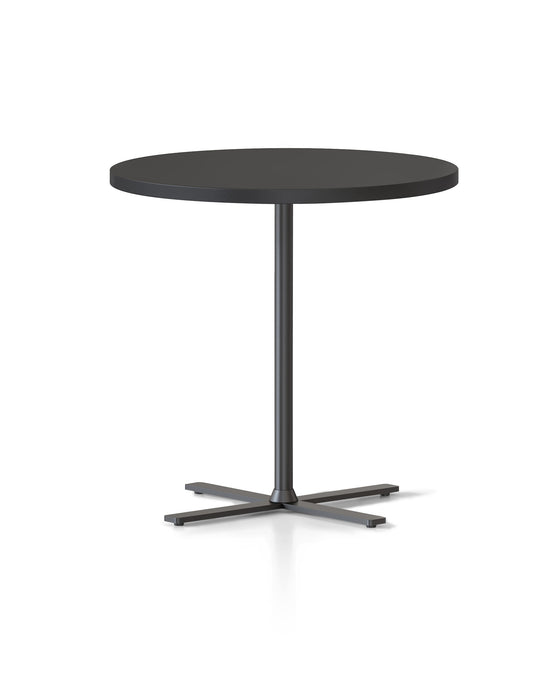 Kolo Side & Coffee Table - 600mm Dia x 587mm H - Black - Black P/C