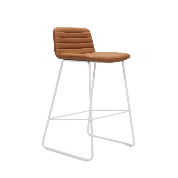 Pixel 730 Stool - Amber/White