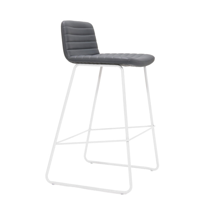 Pixel 730 Stool - French Navy/White