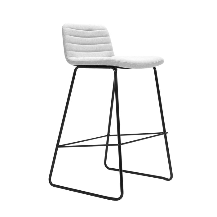 Pixel 730 Stool - Light Grey/Black