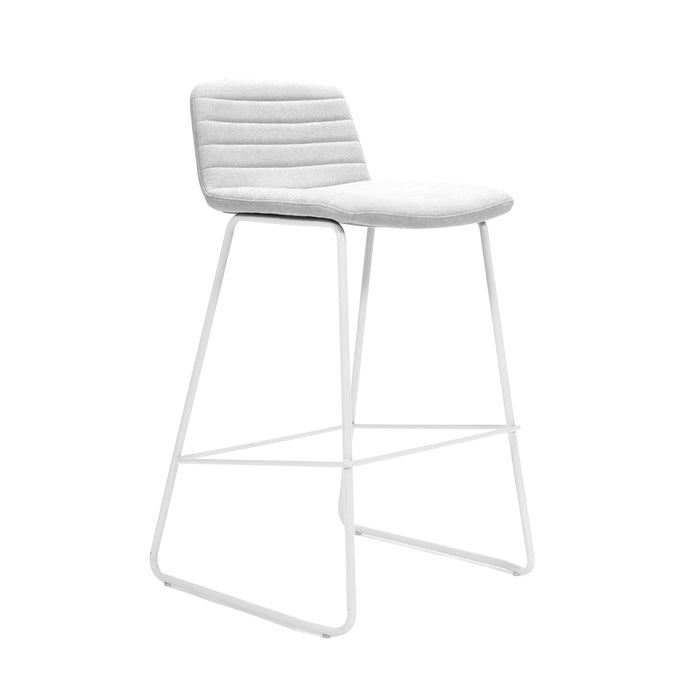 Pixel 730 Stool - Light Grey/White