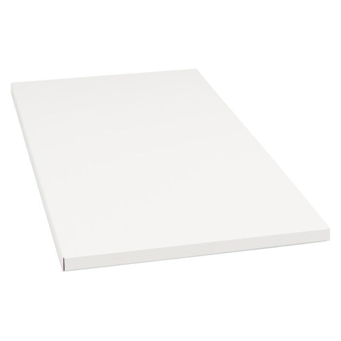 GO Perforated Sliding Door Cupboard Shelf - White