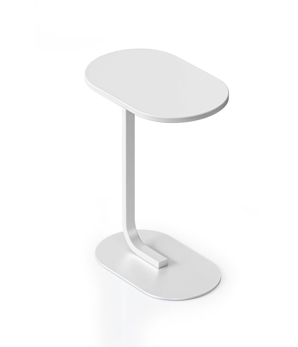 Selene Side Table - Natural White - White P/C