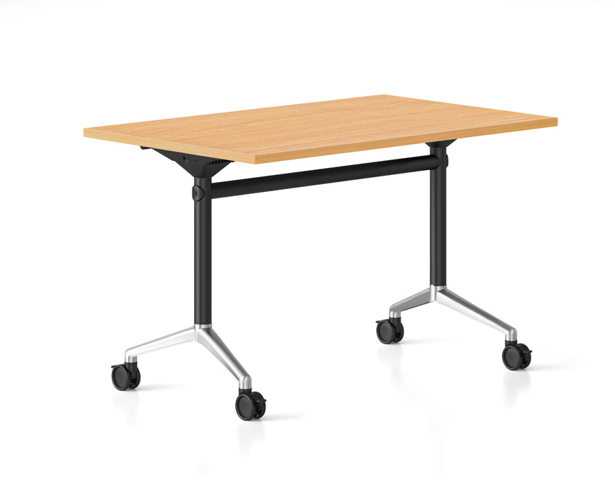 Typhoon Flip Top Table - 1200mm W x 600mm D - Beech