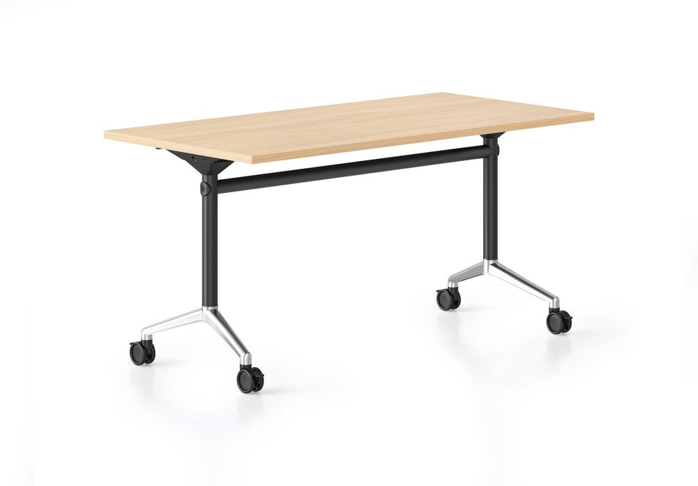 Typhoon Flip Top Table - 2100mm W x 750mm D - Natural Oak