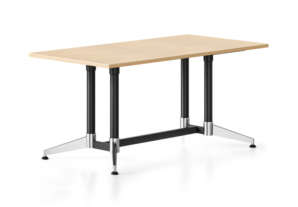 Typhoon Meeting Table - 1500mm W x 750mm D - Natural Oak