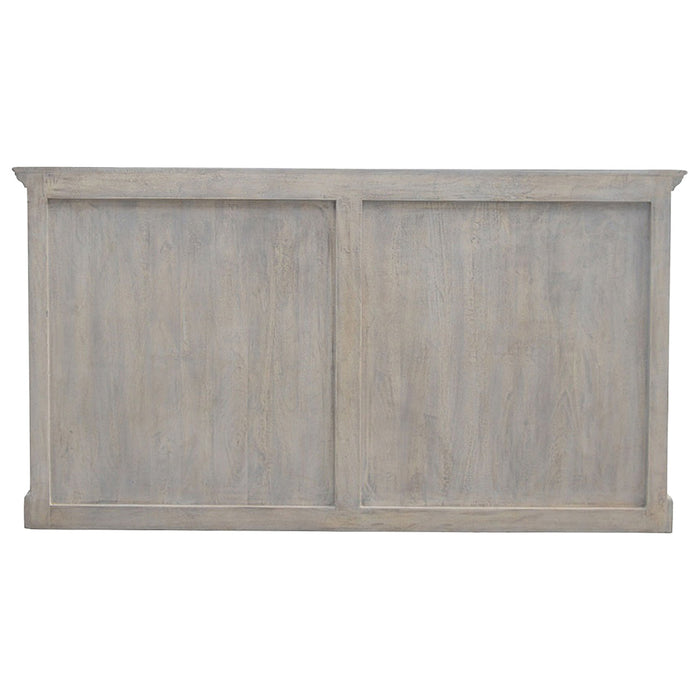 Stone Acid Wash Glazed Sideboard - Grey, Wood