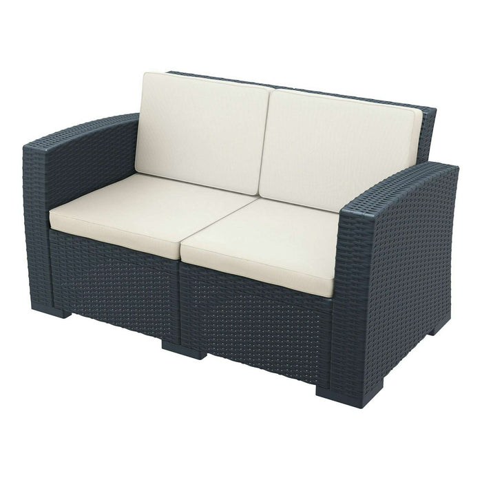 Siesta Monaco Lounge Sofa - Anthracite with cushion
