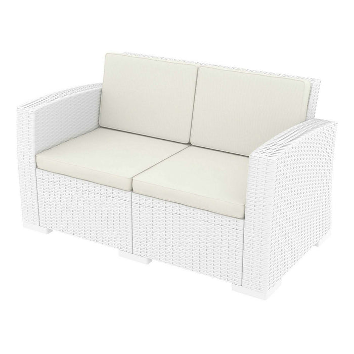 Siesta Monaco Lounge Sofa - White with cushion