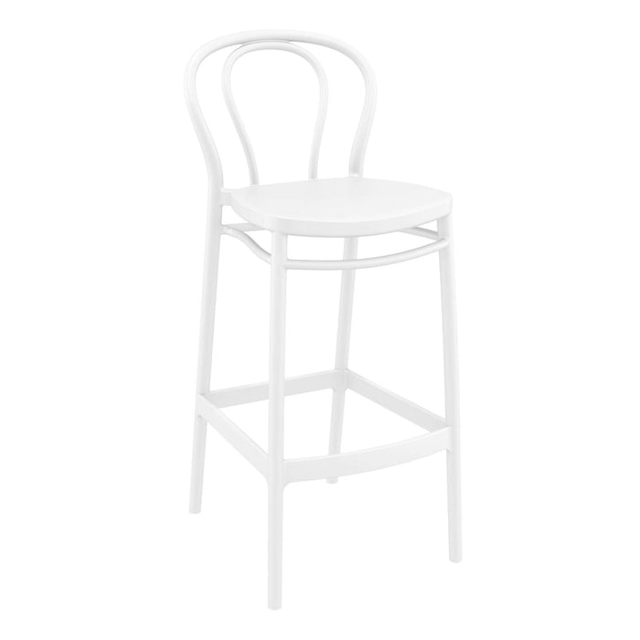 Siesta Victor Bar Stool 75cm (Dry Bar Height) - White