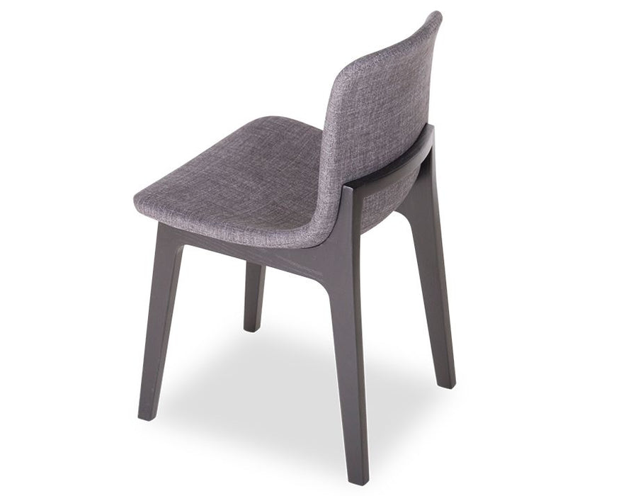 Ara Chair - Black - Charcoal Fabric