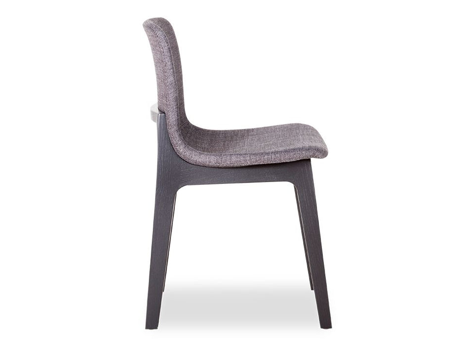 Ara Chair - Black - Charcoal Fabric