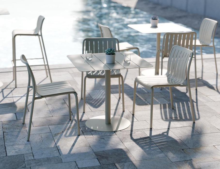 Roku Cafe Table - Outdoor - Latte - 75 x 75cm Table Top