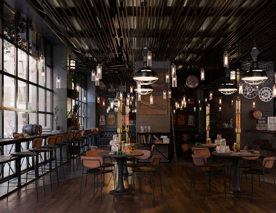 Rylie Dining Chair - American Walnut - Upholstered - Green Vintage Vegan Leather Seat