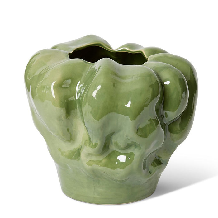 Indusa Vase - Green, 26cm (H)