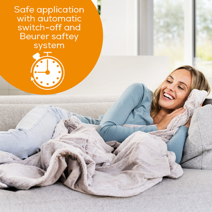 Beurer HD75T Super Cosy Heated Throw - Toffee