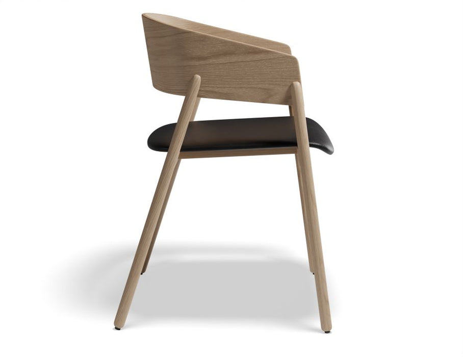 Sargood Armchair - Natural - Black Pad