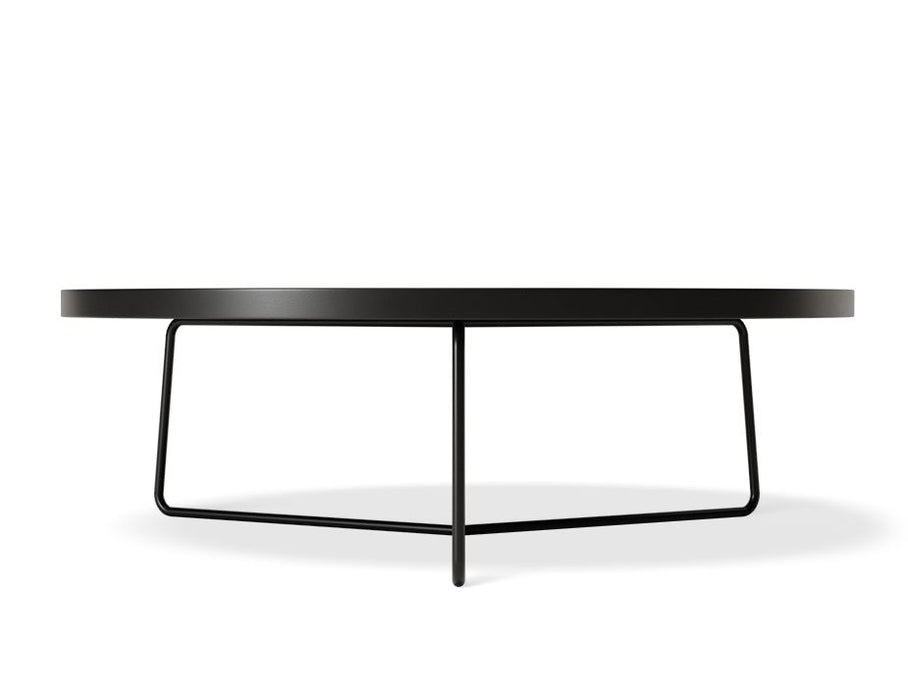 Alora Coffee Table - Black - Oak - Large