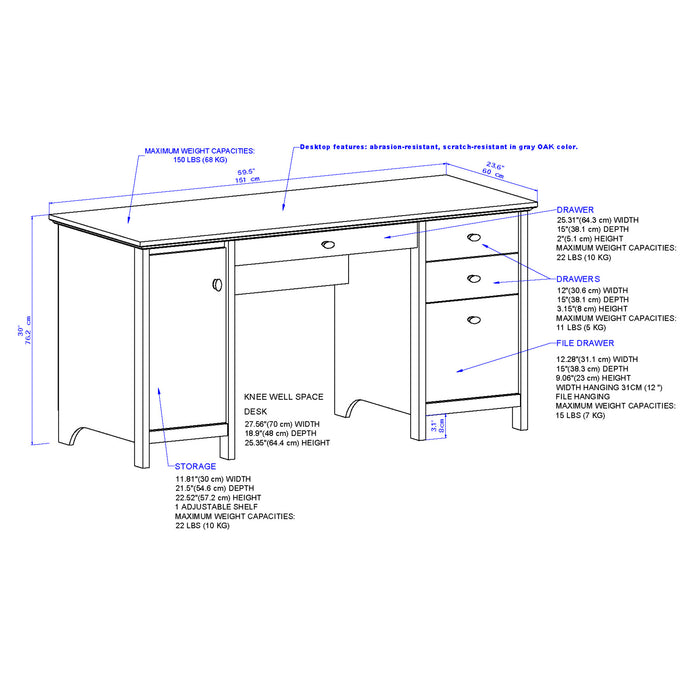 Beanca Writing Desk