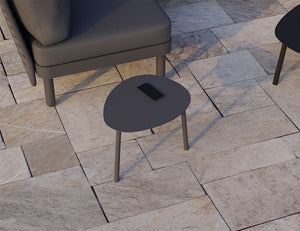 Cetara Side Table - Outdoor - Charcoal