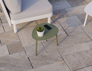 Cetara Side Table - Eucalyptus Green