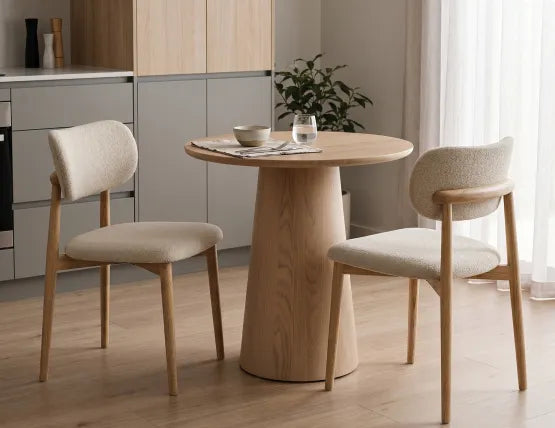 Circa Cafe Table - Round - Natural Ash - 70cm