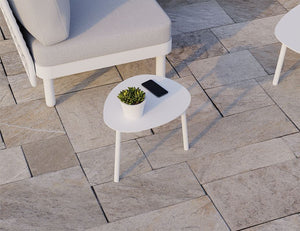 Cetara Side Table - Outdoor - White