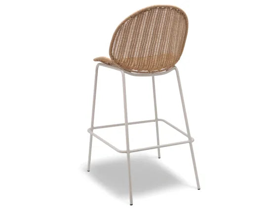 Sombra Rattan Bar Stool - Outdoor - Latte, 110cm H