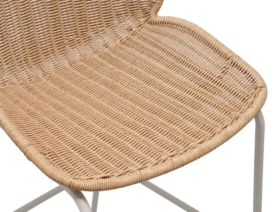 Sombra Rattan Bar Stool - Outdoor - Latte, 110cm H