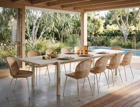 Sombra Rattan Dining Chair - Outdoor - Latte