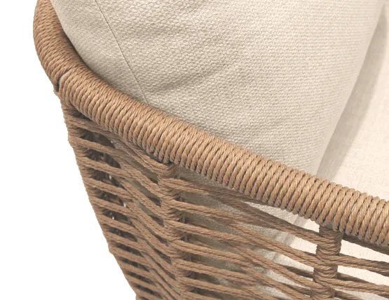 Sorrento Lounge Chair - Outdoor - Latte, Wood