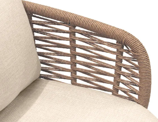 Sorrento Lounge Chair - Outdoor - Latte, Wood