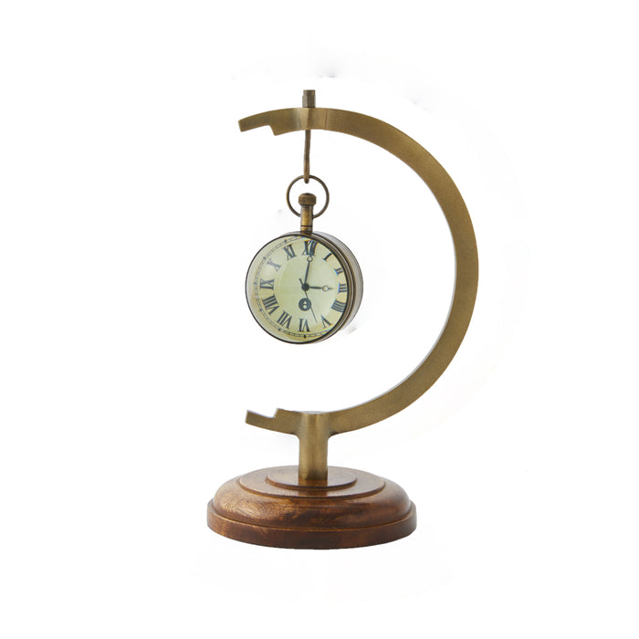 Timekeepers Clock - Brass