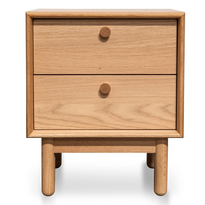 CST2324-VN 2 Drawer Side Table - Oak