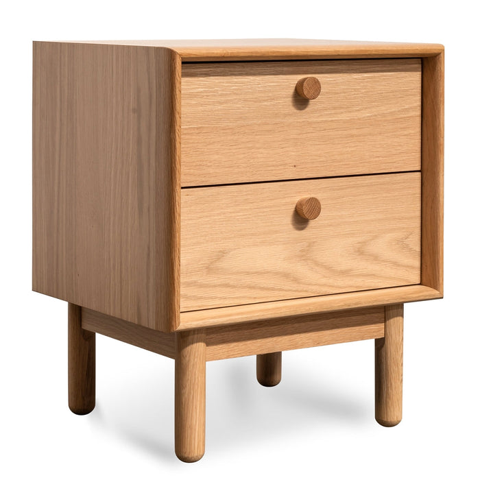 CST2324-VN 2 Drawer Side Table - Oak