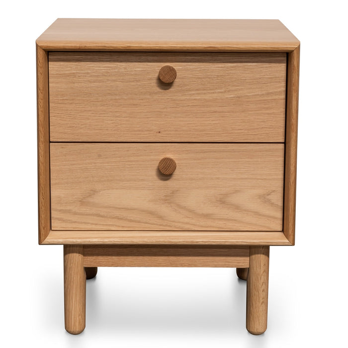 CST2324-VN 2 Drawer Side Table - Oak