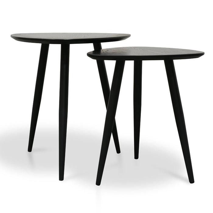 CST2410-KD Set of Side Table - Black