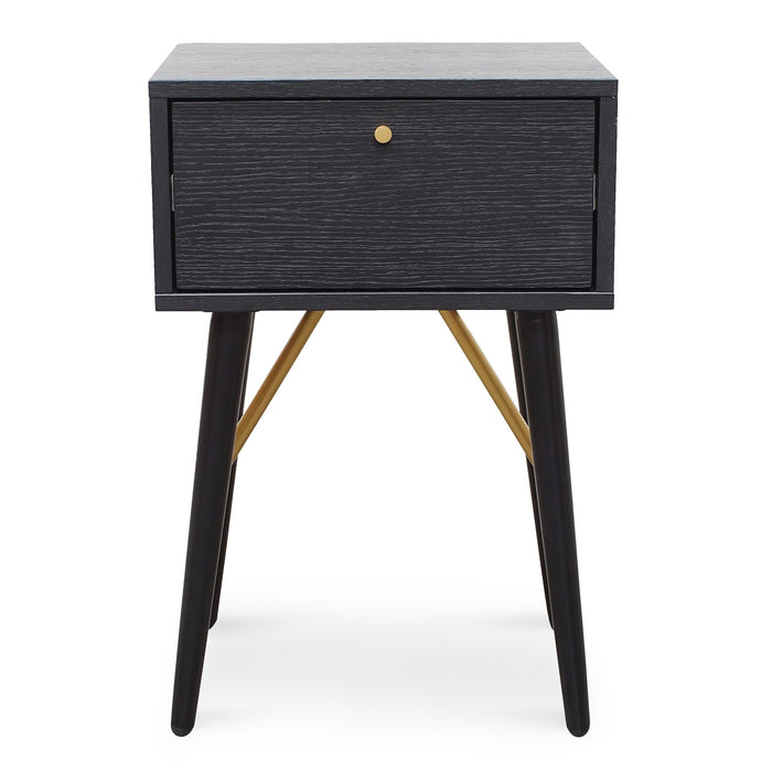 CST2666-DW Bed Side Table - Black