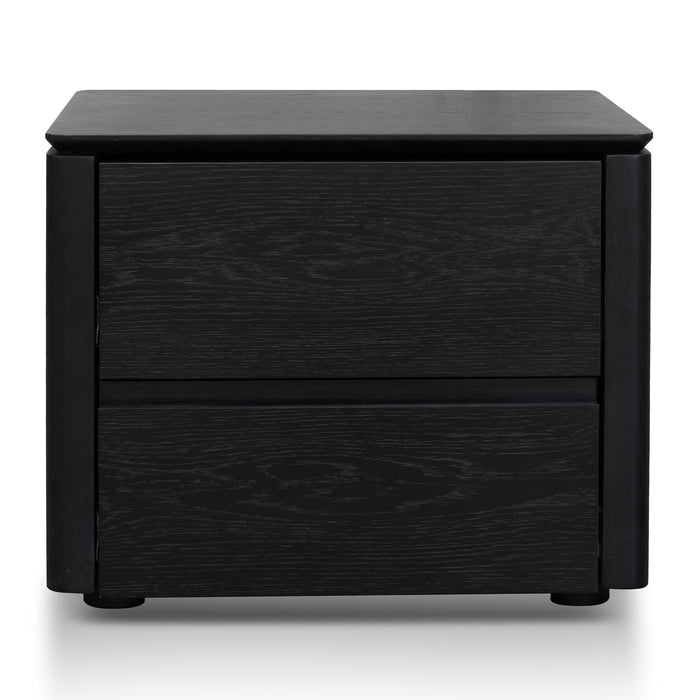 CST2844-CN - Bedside Table - Black Oak Veneer