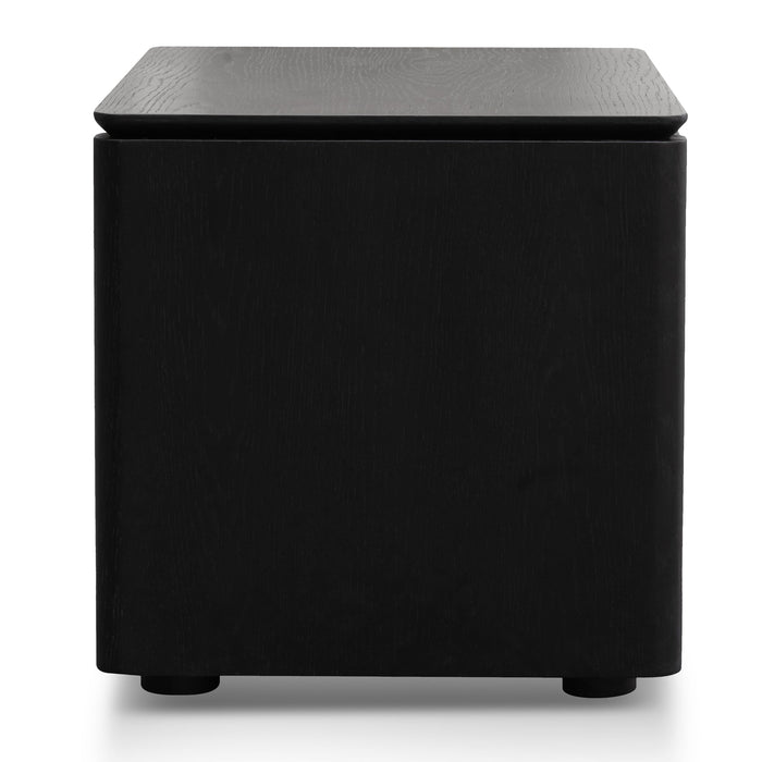 CST2844-CN - Bedside Table - Black Oak Veneer